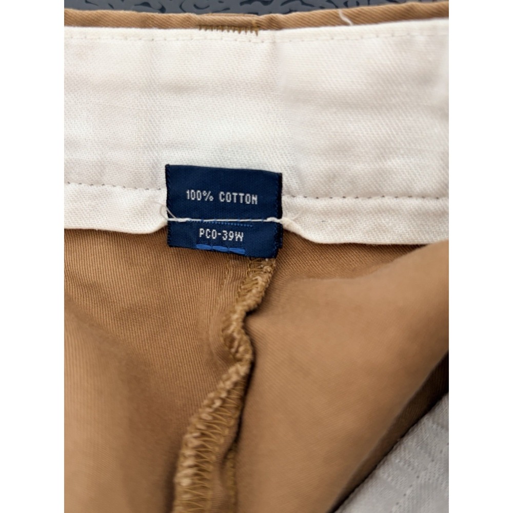 Polo Ralph Lauren Hammond Pant Mens 38x30 Pleated Chino Khaki Brown 100% Cotton - Picture 6 of 6
